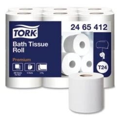 Tork® Premium Poly-Pack Bath Tissue, 2-Ply, White, 48 Rolls (TRK2465412)
