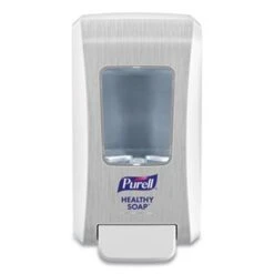 Purell® FMX-20 Soap Push-Style Dispenser, 2, 000 ML, 6.5 X 4.65 X 11.86, White/Chrome, 6/Carton (GOJ523006CT)