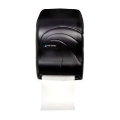 San Jamar T1390 Tear-N-Dry Electronic Roll Towel Dispenser, Black (SJMT1390TBK)