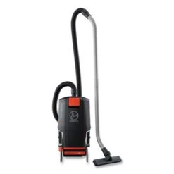 Hoover Commercial HVRPWR 40V Cordless Backpack Vacuum, 6 Qt Tank Capacity, Black/Red (HVRCH93619)
