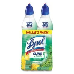 Lysol® Clean & Fresh Toilet Bowl Cleaner Cling Gel, 24-oz., 2 Bottles (RAC98015PK)
