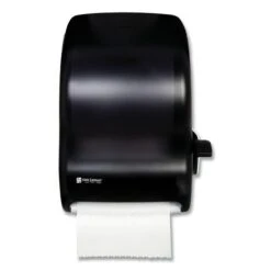 San Jamar® Lever Roll Towel Dispenser, Black (SJMT1100TBK)