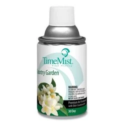 Timemist Fragrance Dispenser Refill, Country Garden, 6.6-oz., 12 Cans (TMS1042786)
