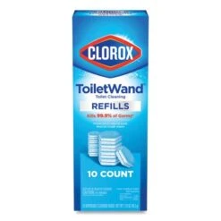 Clorox® Disinfecting ToiletWand Refill Heads, 10/Pack, 6 Packs/Carton (CLO31620)