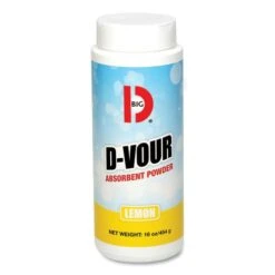 Big D D-Vour Absorbent Powder, Canister, Lemon, 16-oz. 6/Ctn (BGD166)