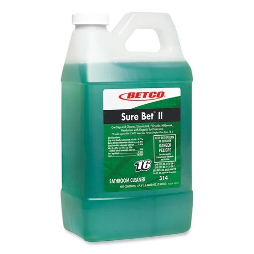 Betco® Sure Bet II Foaming Disinfectant, Citrus Scent, 67.6-oz. Bottle, 4/Carton (BET3144700) Betco® Sure Bet II Foaming Disinfectant, Citrus Scent, 67.6-oz. Bottle, 4/Carton (BET3144700) -Cleaning Supplies Store 734643