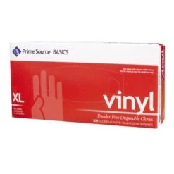Prime Source Basics XL Vinyl Gloves, Powder-Free, Clear, 1000 Gloves (75006011)