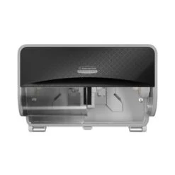 Kimberly Clark Coreless Toilet Paper Dispenser, 2 Rolls, Black Mosaic (KCC58722)