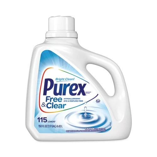 Purex® Free and Clear Laundry Detergent, Unscented, 4 Bottles (DIA05020) Purex® Free And Clear Laundry Detergent, Unscented, 4 Bottles (DIA05020) -Cleaning Supplies Store 777756
