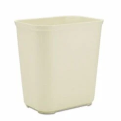 Rubbermaid® Fire Resistant 7 Gallon Wastebasket, Beige (RCP254300BG)