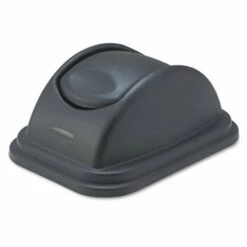 Rubbermaid® Untouchable Swing Lid For 2957 Container, Black (RCP306700BK)