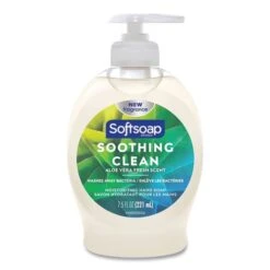 Softsoap Liquid Hand Soap Pump With Aloe, Clean Fresh 7.5-oz. Bottle (CPC45634EA)