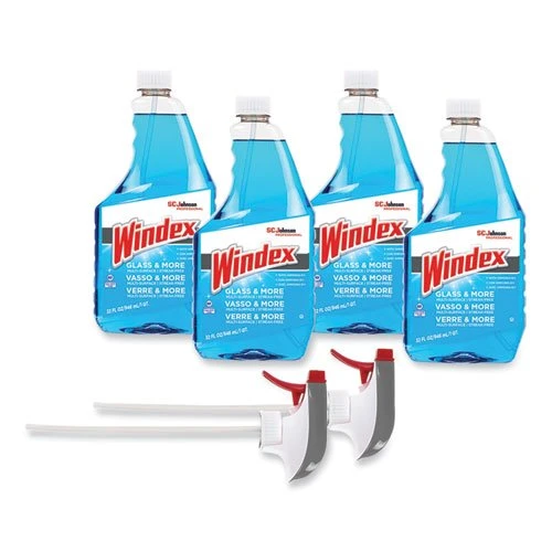 Windex® 327171 Glass Cleaner, 32-oz., Spray Bottle, 4/Carton (SJN327171) Windex® 327171 Glass Cleaner, 32-oz., Spray Bottle, 4/Carton (SJN327171) -Cleaning Supplies Store 845178