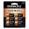 Duracell® High-Power Lithium Batteries, 123, 3 V, 6 Batteries (DURDL123AB6PK)