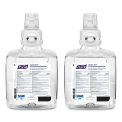 Purell Healthcare HEALTHY SOAP 0.5% PCMX Antimicrobial Foam, For CS8 Dispensers, Light Floral Scent, 1,200 ML, 2/Carton (GOJ787802CT)