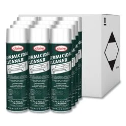 Claire Germicidal Cleaner, Floral Scent, 19 Oz Aerosol Spray, Dozen (CGC873)