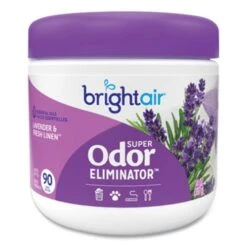 Bright Air 900014 Super Odor Eliminator, Lavender & Linen, 14 Oz. (BRI900014)