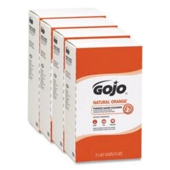 Gojo Natural Orange Pumice Hand Cleaner, 2000ml, 4 Refills (GOJ7255)