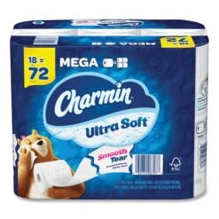 Charmin® Ultra Soft 2-Ply Bathroom Tissue, Mega Roll, 18 Rolls (PGC08797)