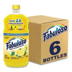 Fabuloso Multi-Use Cleaner, Refreshing Lemon Scent, 56 Oz Bottle, 6/Carton (CPCMX06157CT)