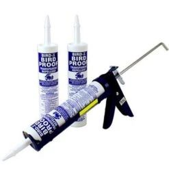Bird-X Bird Proof Gel, Non-Toxic, White Gel, 12 Tubes (BP-CART)