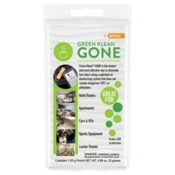 Green Klean GONE Foul Odor Removing Kit, 2 Kits (GK-ORGONE-2P)