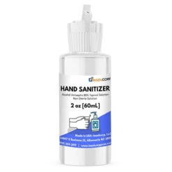 Insolcorp 2 Oz Liquid Hand Sanitizer, Flip Top, 9 Bottles (HS-002-001-FLP9)