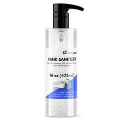 Insolcorp 16-oz. Liquid Hand Sanitizer, Clear, 8 Pump Bottles (HS-016-001-PMP)