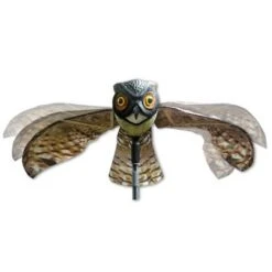 Bird-X Prowler Owl Lifelike Predator Decoy Pest Repeller, Each (OWL)