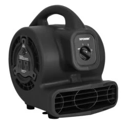 XPOWER P-80A-Black Multi-Purpose Mini Mighty Air Mover, Black, 1/Carton (P-80A-Black)