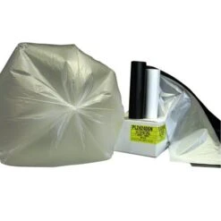 PAL Hi-Density Liners, 39.5 X 46 X .00037, 40/45 Gal., 81 Cartons/Pallet, 250 Bags/Carton, Natural (PAL404812N)
