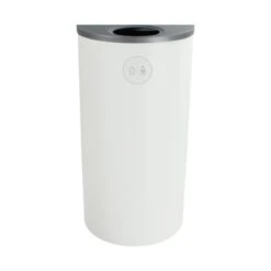 Busch Systems Spectrum Ellipse Slim - Cans And Bottles, White, 1/Carton (101111)