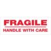Tape Logic™ Pre-Printed Carton Sealing Tape, "Fragile Handle With Care", 2.2 Mil, 2" X 55 Yds., Red/White, 36/Case (T901P02)