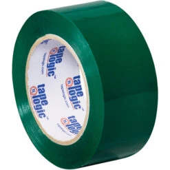 Carton Sealing Tape, 2.2 Mil, 2" X 110 Yds, Green, 6/CA , Tape Logic™ (T90222G6PK)