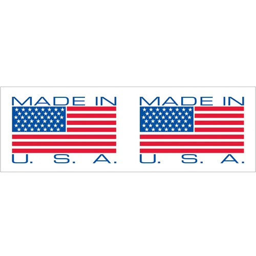 Pre-Printed Carton Sealing Tape, "Made In USA", 2.2 Mil, 2" x 110 yds., Red/White/Blue, 18/Case, Tape Logic™ (T902P1518PK) Pre-Printed Carton Sealing Tape, "Made In USA", 2.2 Mil, 2" X 110 Yds., Red/White/Blue, 18/Case, Tape Logic™ (T902P1518PK) -Cleaning Supplies Store T902P1518PK