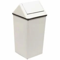 13 Gallon Swingtop Kitchen Trash Can, Almond, 1/Carton (WITT-1311HTAL)