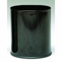 4 Gallon Executive Wastebasket, Black, Decorative, 1/Carton (WITT-66BK)