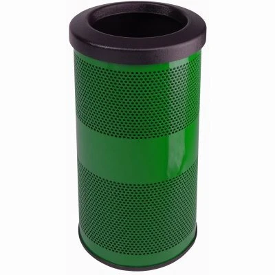 10 Gallon Outdoor Trash Can w/ Flat Top Lid, Green, 1/Carton (WITT-SC10-01-FT-GN) 10 Gallon Outdoor Trash Can W/ Flat Top Lid, Green, 1/Carton (WITT-SC10-01-FT-GN) -Cleaning Supplies Store WITT SC10 01 FT GN