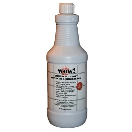 WOW! Commercial Grout Restorer & Brightener 32-oz. Bottle - 12 per case (004624) WOW! Commercial Grout Restorer & Brightener 32-oz. Bottle - 12 Per Case (004624) -Cleaning Supplies Store WOW GROUT20RESTORER20AND20BRIGHTENER 3220OZ